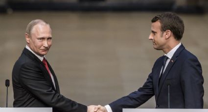 Macron felicita a Putin por reelección presidencial