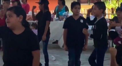 Niño se niega a bailar 'Scooby Doo pa pa' en plano festival escolar (VIDEO)
