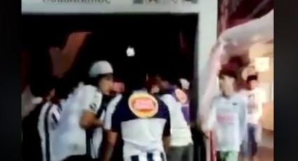 Difunden video de riña tras partido de Rayados vs Pumas 