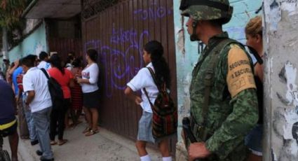 Destinan 500 elementos militares para brindar seguridad en escuelas de Acapulco