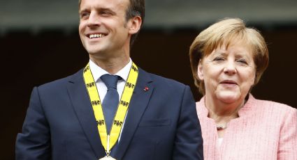 Macron recibe Premio Carlomagno por su 'visión enérgica' de Europa (FOTOS)