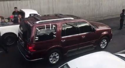 Asesinan a víctima de secuestro en carriles centrales de Viaducto (VIDEO)