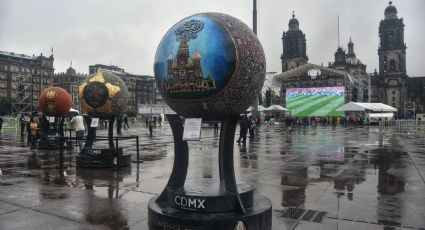 Inicia la fiesta futbolera en el Zócalo capitalino
