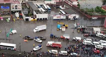 Azota lluvia Iztapalapa y deja a cientos varados en avenidas primarias (VIDEO) 