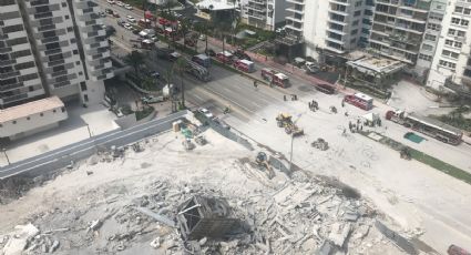 Derrumbe de edificio en Miami deja un trabajador herido (VIDEO)