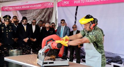GDCMX reanuda programa de desarme voluntario
