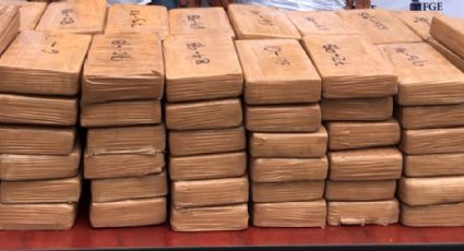 Aseguran más de 100 kg de cocaína en Chiapas