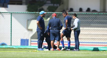 Andrés Rentería y Walter Montoya de Cruz Azul presentan molestias durante entrenamiento (VIDEO)