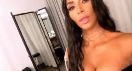 Kim Kardashian se 'implanta' collar en la piel (VIDEO) 