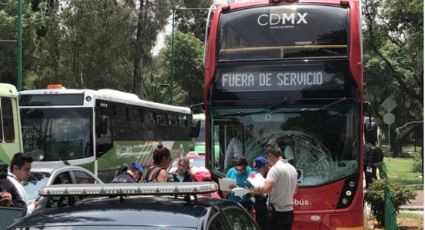 Por descuido, Metrobús atropella a mujer y a su sobrino en la GAM