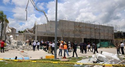 Inicia peritaje por derrumbe de construcción en Quintana Roo (VIDEO)