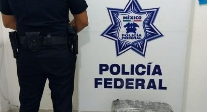 Decomisa Policía Federal 5 kilos de marihuana en aeropuerto de Cancún