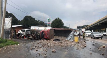 Carambola en la México-Toluca deja un muerto (FOTOS) 