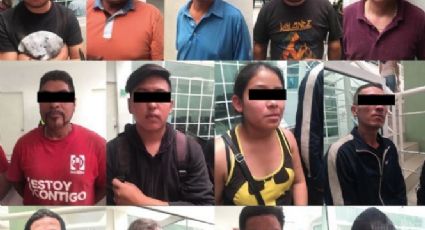 Detienen a trece por robo a negocios en Ecatepec, Edomex
