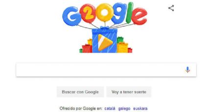 Google celebra 20 años con un 'doodle' conmemorativo