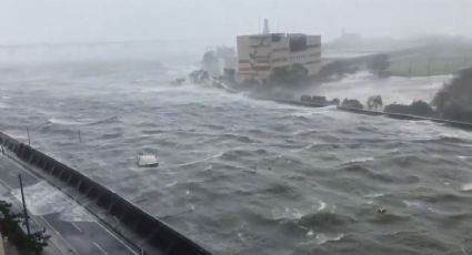 Tifón Jebi en Japón provoca evacuación de cinco mil personas (VIDEO) 