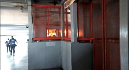 Se incendia taquilla del Metro Pantitlán (VIDEO)