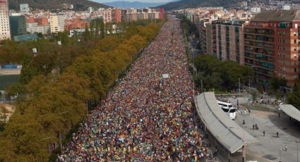 Medio millón de personas toman calles de Barcelona durante protestas