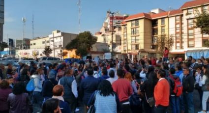 Trabajadoras de la SEP protestan en CDMX por descuentos en sus percepciones
