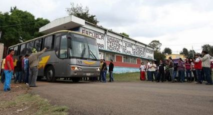 Normalistas intentan "secuestrar" autobuses en Tiripetío