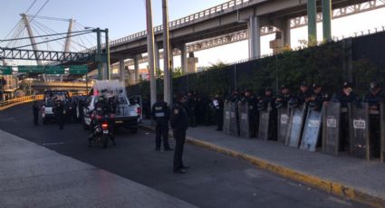 Policías desplegados en AICM inhiben presencia de manifestantes