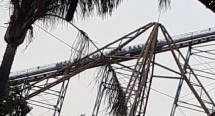 Incidente en juego mecánico de Six Flags; no se reportan lesionados