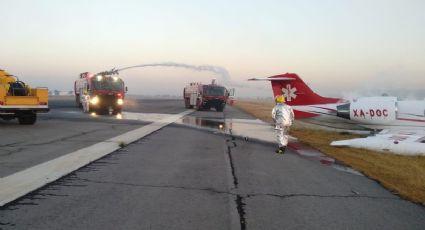 Se normaliza operaciones en Aeropuerto de Toluca tras aterrizaje de emergencia