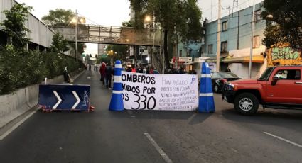 Bomberos vuelven a bloquear calzada San Antonio Abad