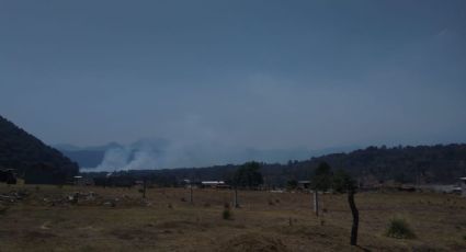 Se suma el Ejército a trabajos para combatir incendio en Huitzilac, Morelos