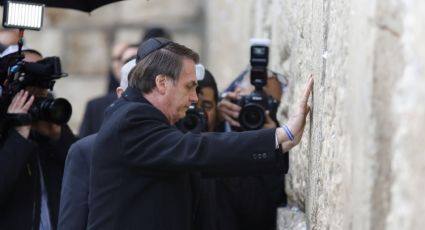 Jair Bolsonaro visita el Muro de los Lamentos junto a Netanyahu