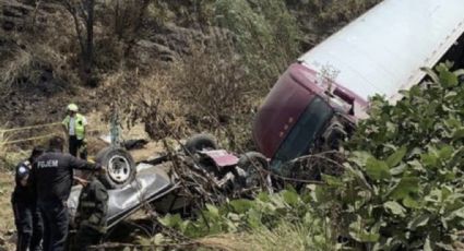 Sube a siete número de muertos por accidente en la Chamapa-Lechería, Edomex