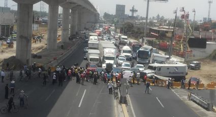 Tras cuatro horas de bloqueo liberan la México-Toluca