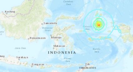 Sacude sismo de 7.3 grados a Indonesia
