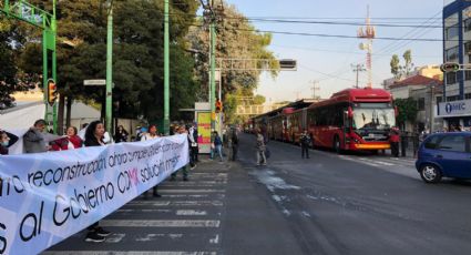 Caos vial en Xola y Eje Central por manifestantes