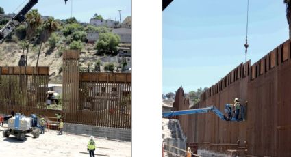 Trump asegura que ya se construye un nuevo muro en la frontera con México