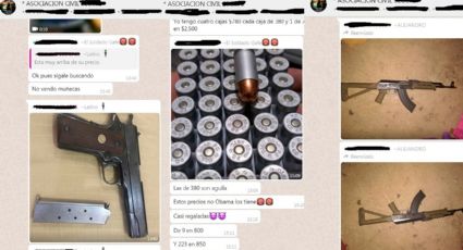 Así es un mercado negro de armas en México por Whatsapp