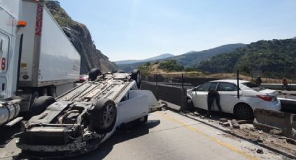 'El Mijis' sufre accidente sobre carretera México-Querétaro