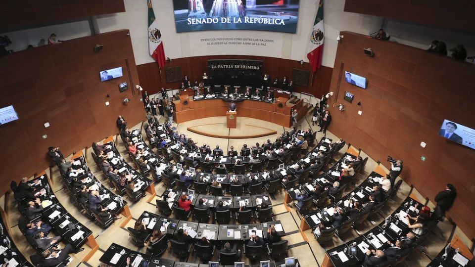 Senado mexicano en sesión