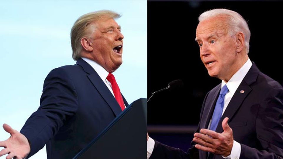 Joe Biden dice que debatirá con el expresidente Donald Trump.
