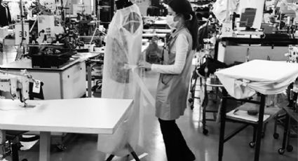 Armani deja a un lado la moda y fabrica batas para personal médico