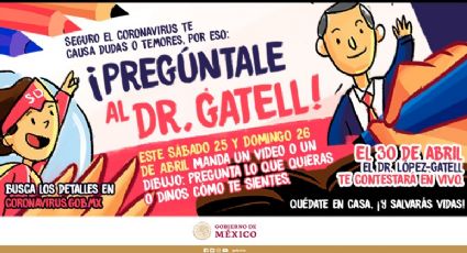 Llaman a niños a participar en concurso "Pregúntale al Dr. Gatell"