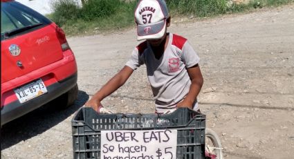 Niño conmueve al realizar mandados por 5 pesos