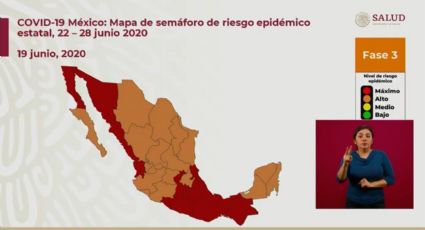 SSa reporta que 17 estados de México están en rojo, 15 en naranja