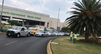 Sindicalizados del Aeropuerto CDMX bloquean accesos a Terminal 1