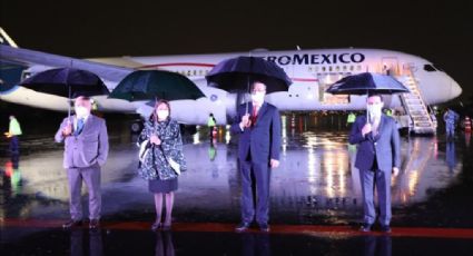 Recibe México vigésimo primer vuelo con insumos médicos de China