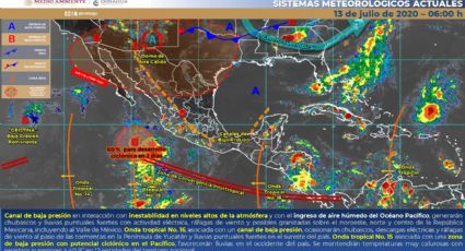 En noroeste, norte, centro y sur de México podrían registrarse lluvias: SMN