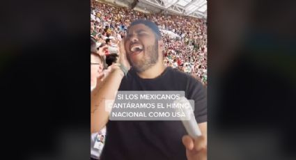 Así sonaría el Himno Nacional mexicano si lo cantáramos como en EEUU