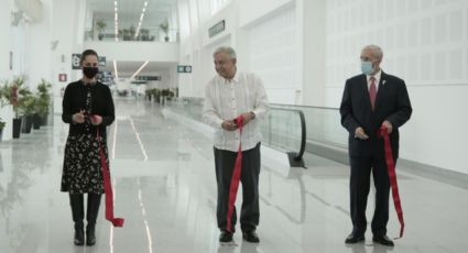 Inaugura AMLO ampliación en la Terminal 2 del AICM