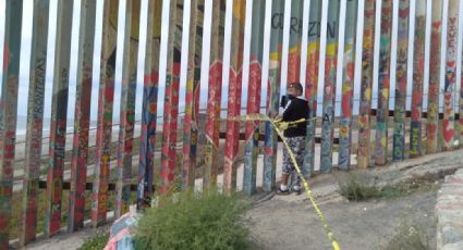 'El Mijis' escala muro fronterizo en Tijuana (VIDEO)