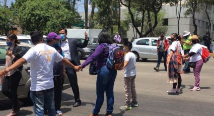 Liberan vialidad manifestantes en La Raza